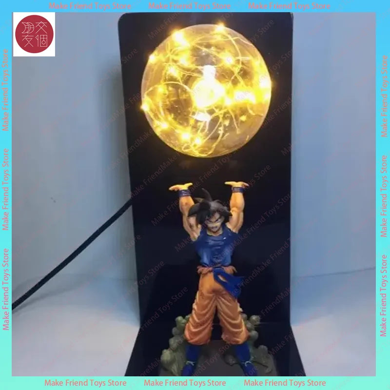 Schwebende Goku Kamehameha LED Statue