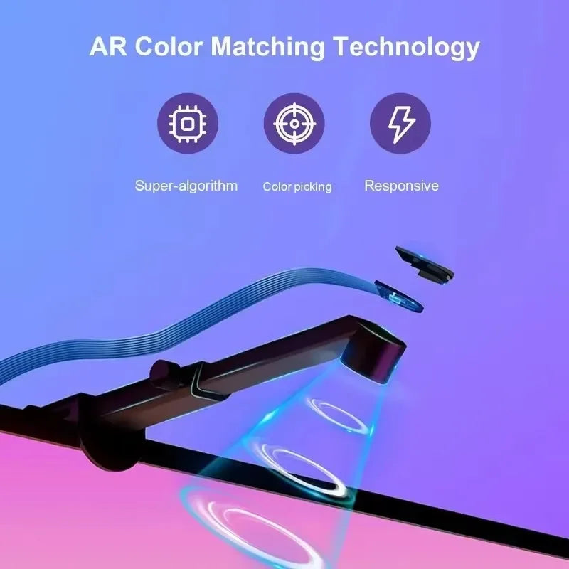 Immersives TV-Lichtsystem mit Farbsensor