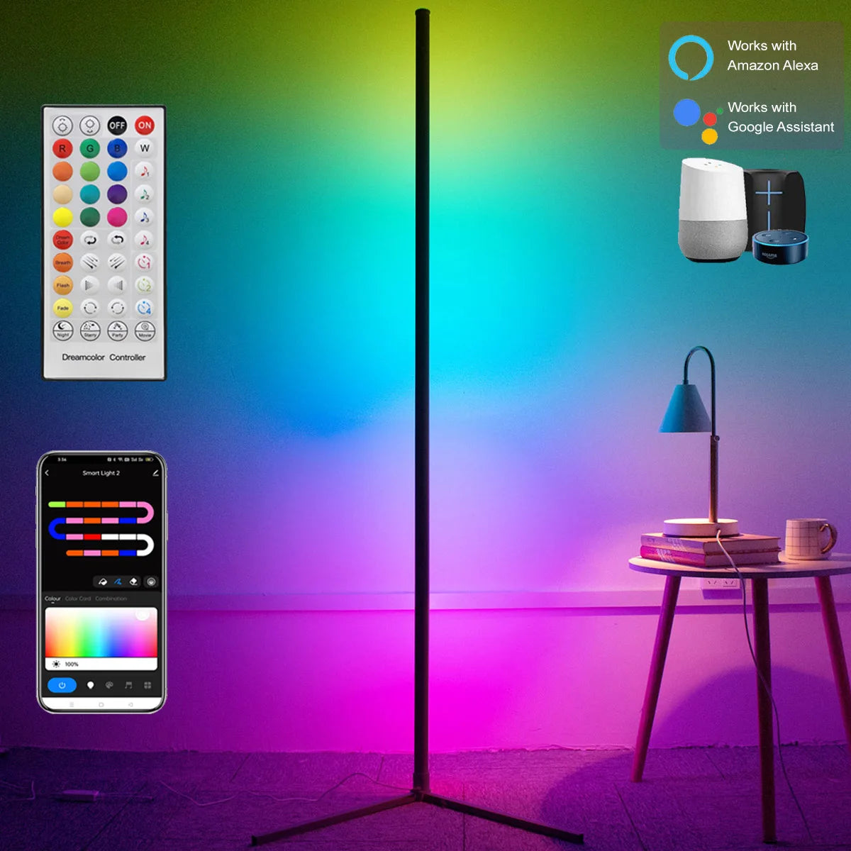 Aura Smart RGB Ambiente Eckleuchte