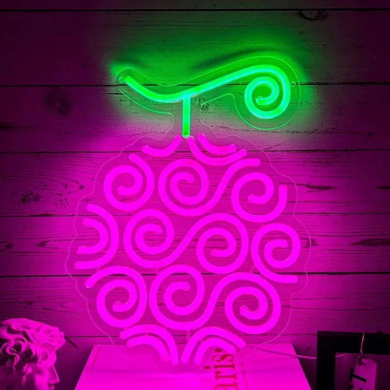 One Piece Acrylic Neon Led Light Animes Luffy Artwork For Home Festival Decor Party Bar Hotel Salon Business Shop Etc. Toys Home