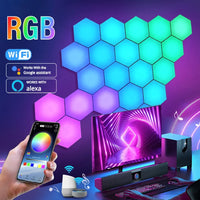 Modulare Hexagon Smart Wandpaneele