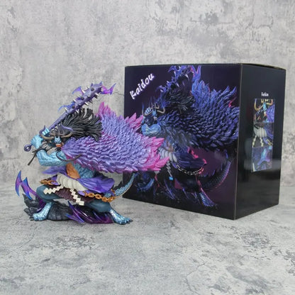 30cm One Piece Kaido Four Emperor Beasts Pirates Anime Figure Model Statue Boys Collection Desktop Decoration Ornament Toys Gif