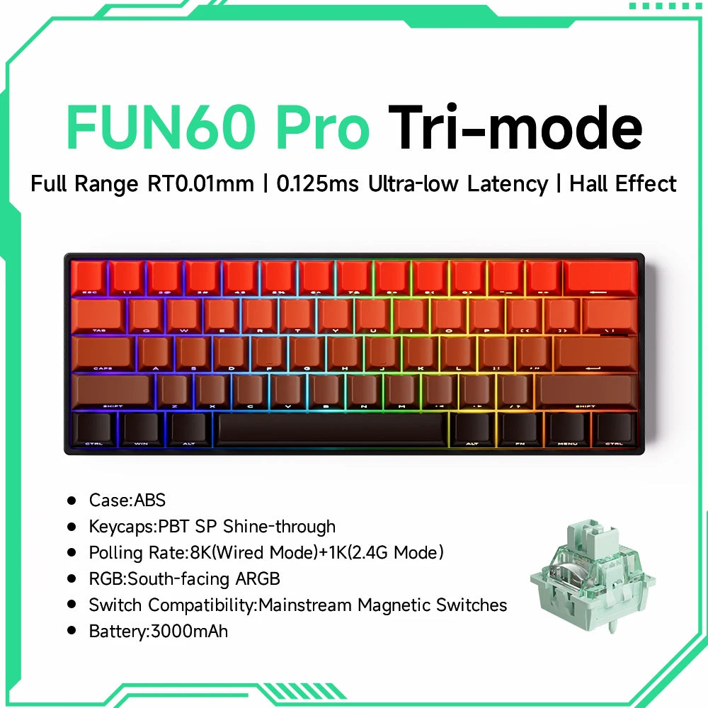 60% Wireless Rapid Trigger Tastatur