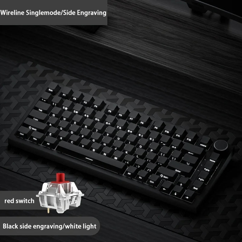 AJAZZ AK820 Mechanische Gaming Tastatur – Kabelgebunden, Hot-Swap, RGB Beleuchtung
