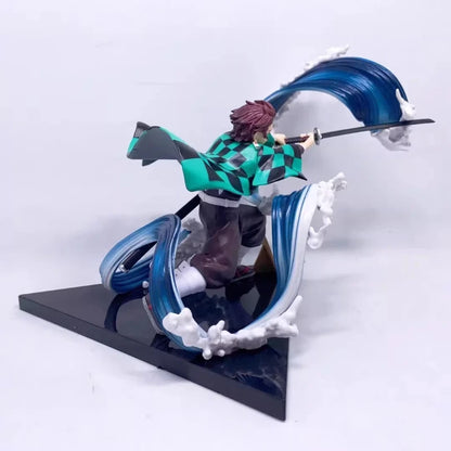 Demon Slayer – Mugen Train Diorama | Rengoku & Tanjiro Kampfszene Statue
