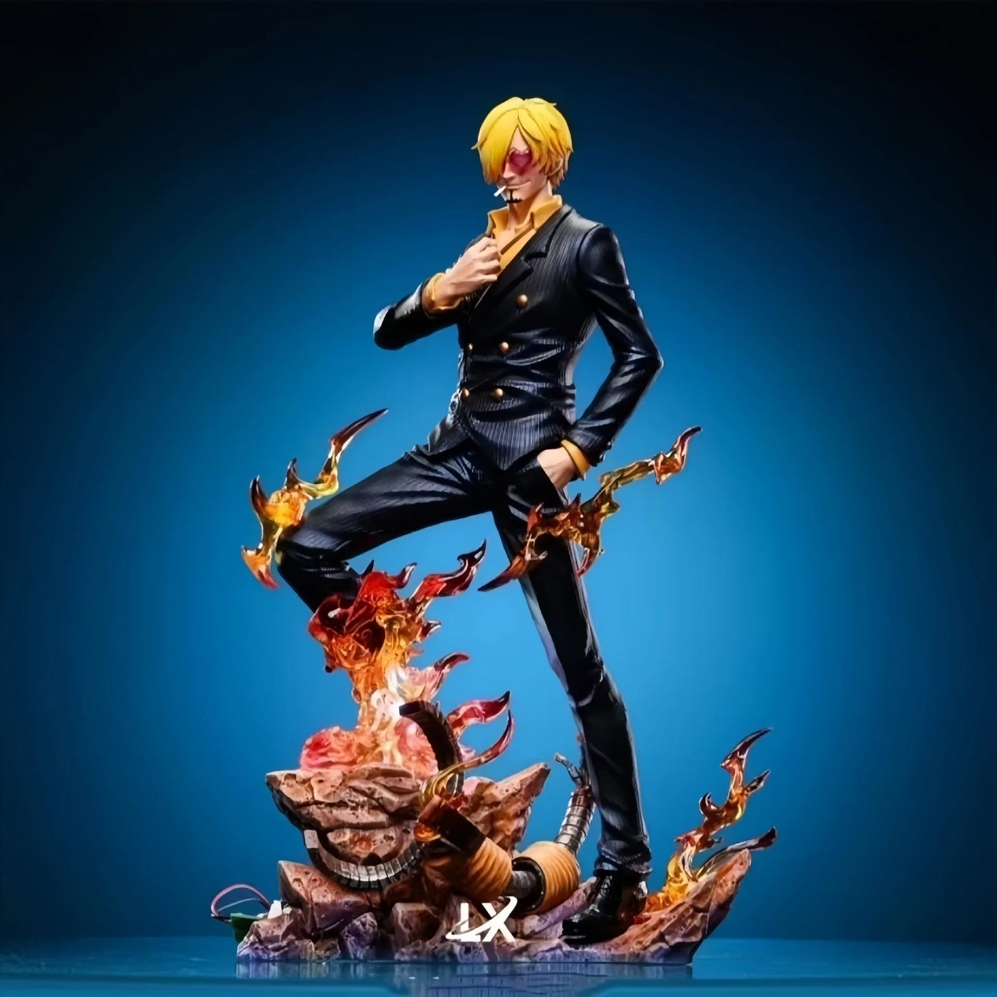 One Piece – Sanji Leuchtende GK Figur | Twin-Wing & Doppelkopf Wechselteile