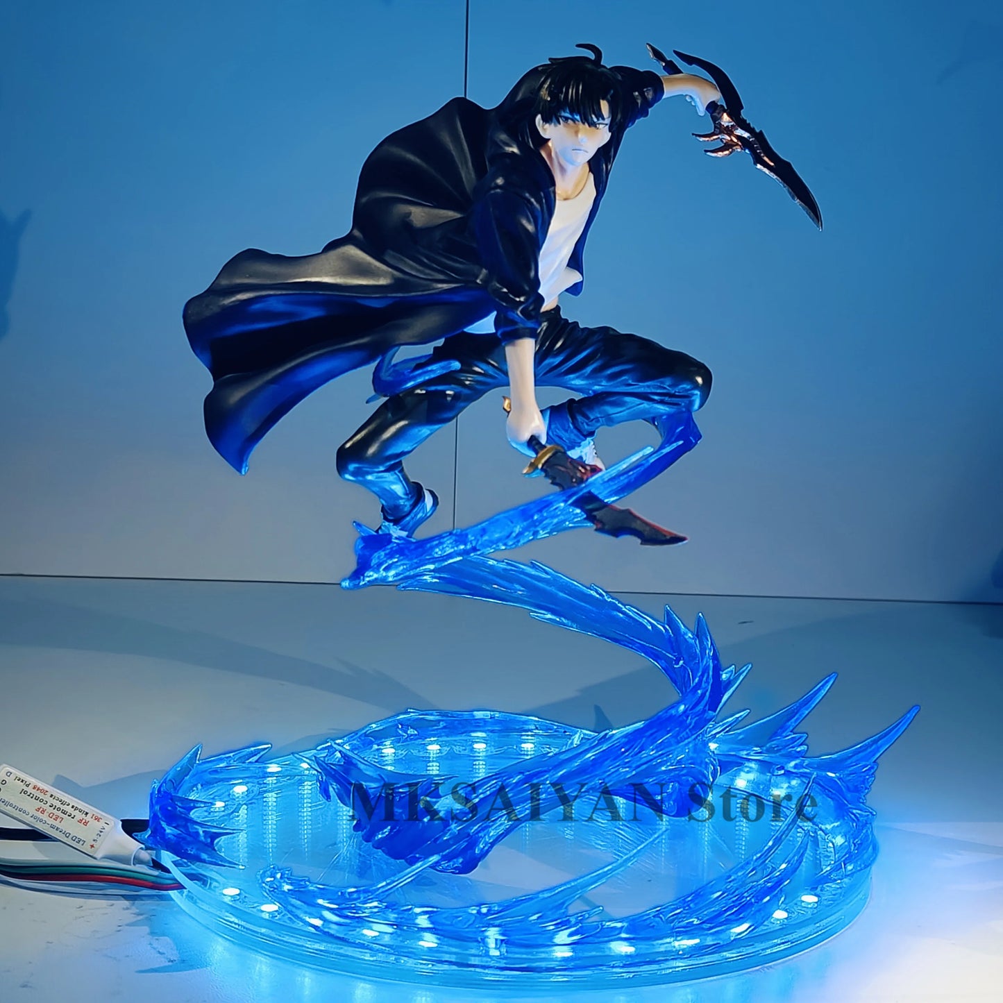Schattenmonarch Jinwoo 3D Vortex Statue