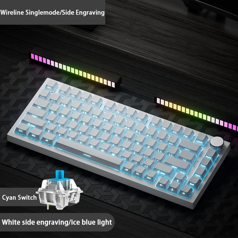 AJAZZ AK820 Mechanische Gaming Tastatur – Kabelgebunden, Hot-Swap, RGB Beleuchtung