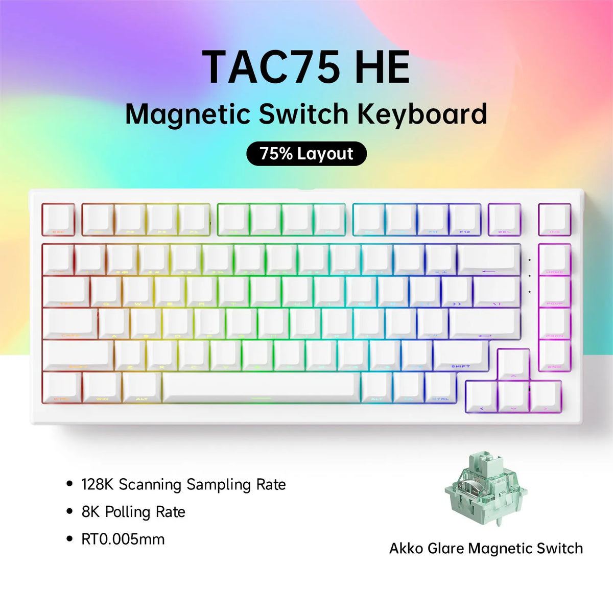 TAC75 Magnetische Rapid Trigger Tastatur
