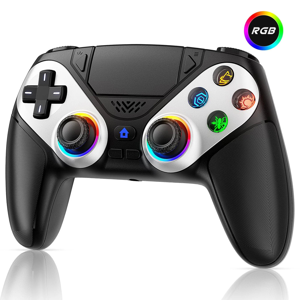 Controller For Playstation 5 PS5/PS5 Pro/Slim/PC Gamepads W/Hall Effect RGB Wireless Game Control Joystick Marco/Turbo Program