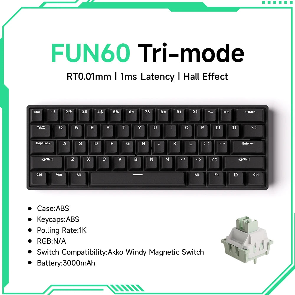 60% Wireless Rapid Trigger Tastatur