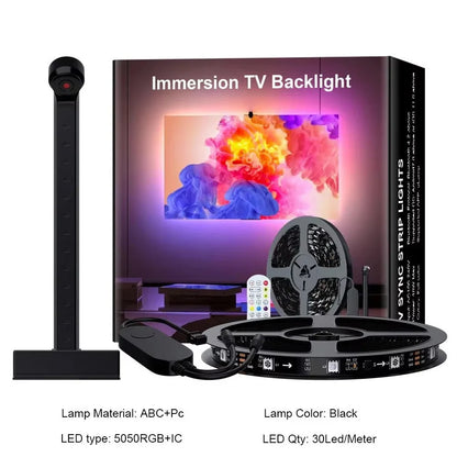 Immersives TV-Lichtsystem mit Farbsensor