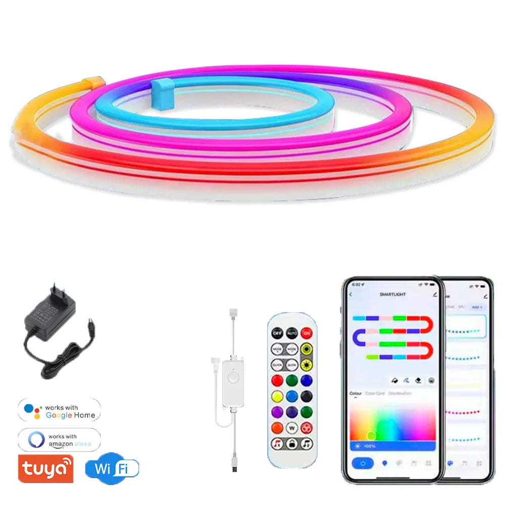 Smartes RGBIC Neon Lichtsystem