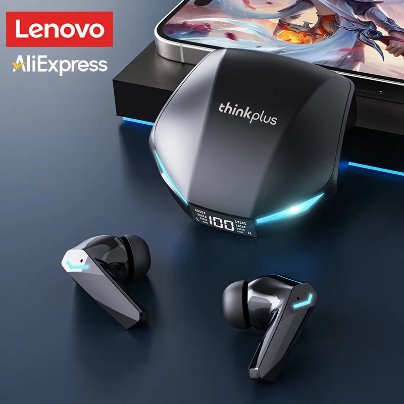 Lenovo XT53 Bluetooth 5.4 Gaming Earphones | LED Anzeige, Wasserdicht, Kabellos