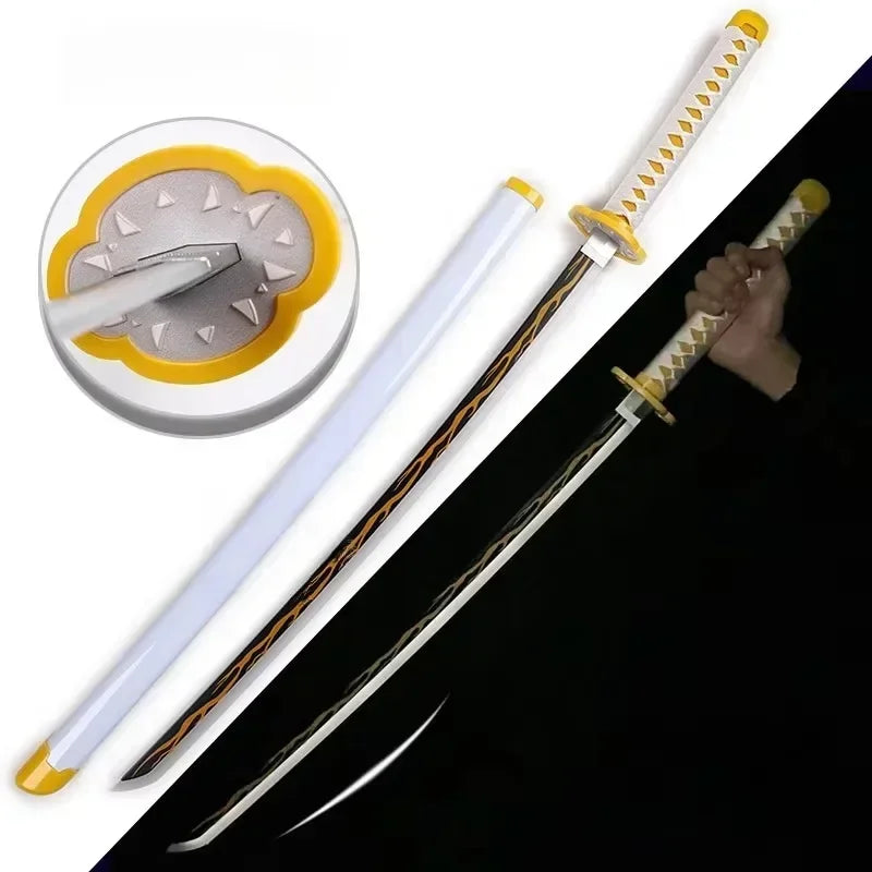 Leuchtendes Dämonentöter Katana Flammen-Edition