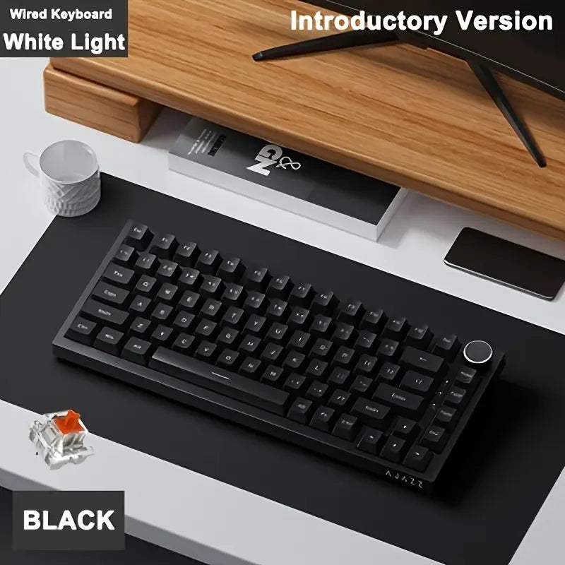 AJAZZ AK820 Mechanische Gaming Tastatur – Kabelgebunden, Hot-Swap, RGB Beleuchtung