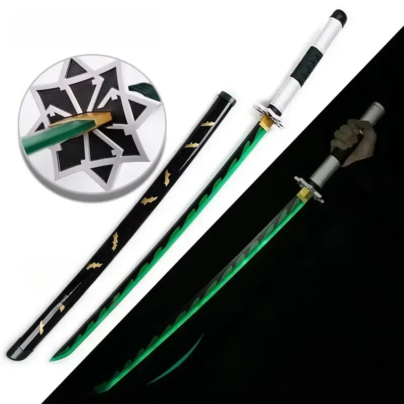 Leuchtendes Dämonentöter Katana Flammen-Edition