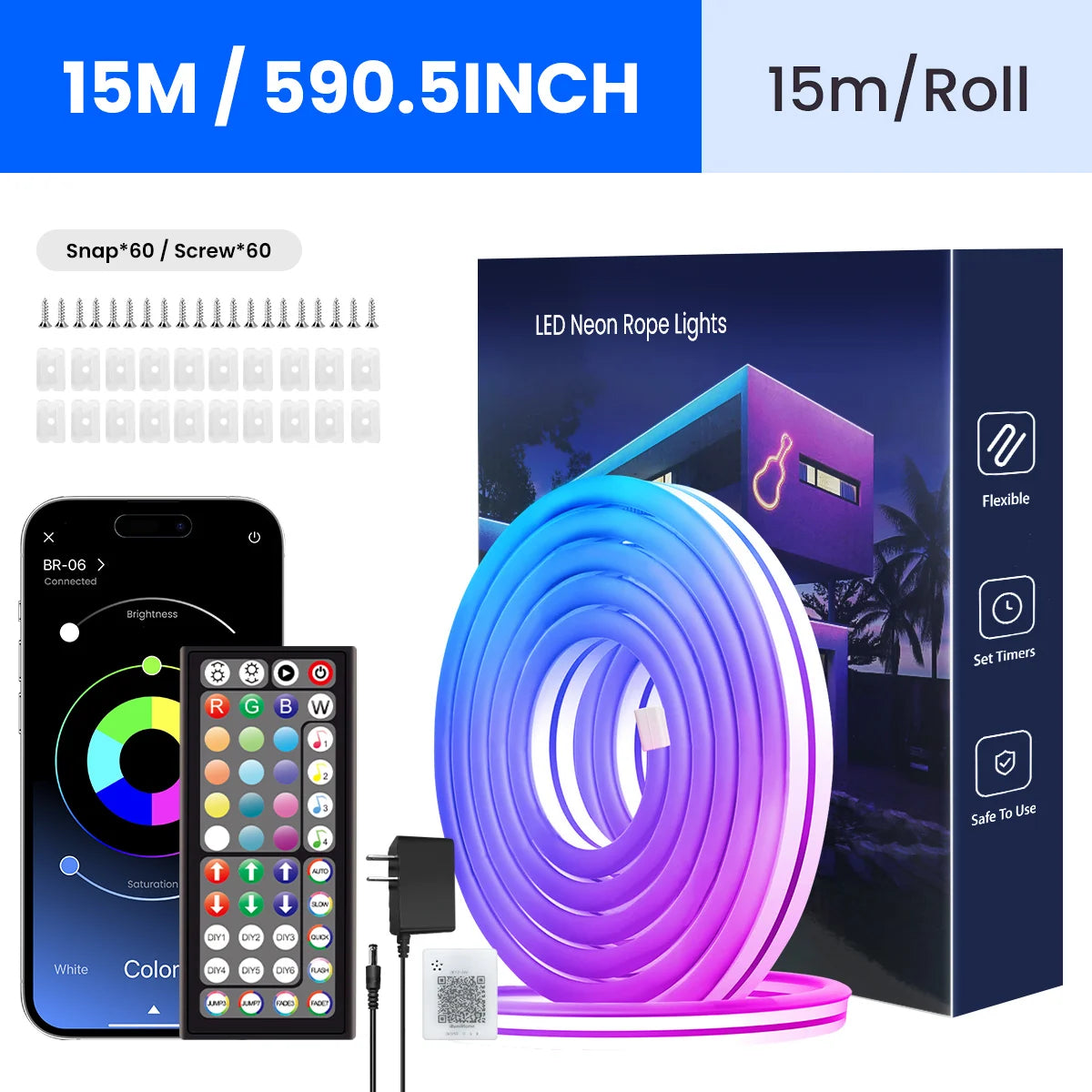 Flexibles Smart Neon Lichtsystem