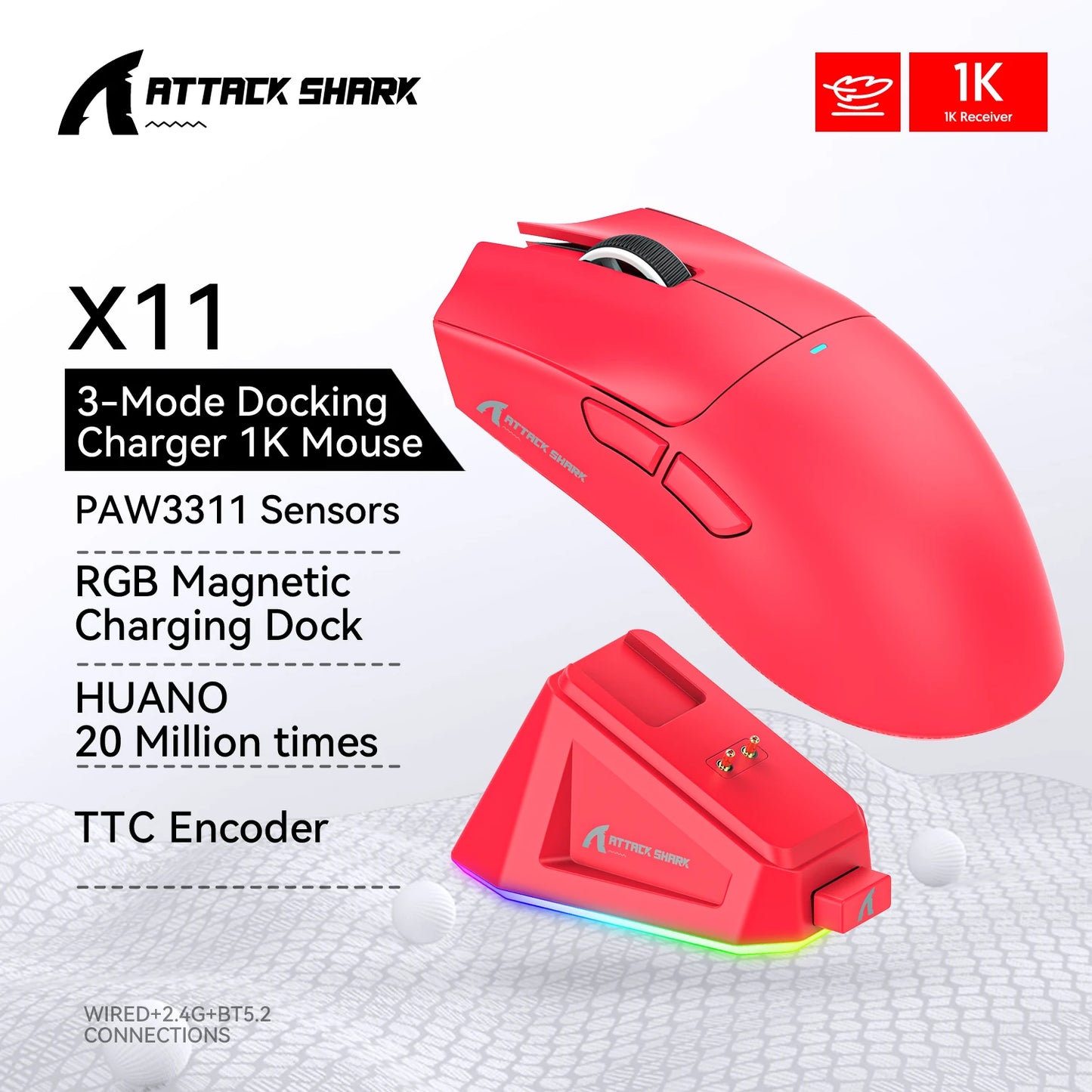 Ultralight Wireless Professional Gaming Mouse