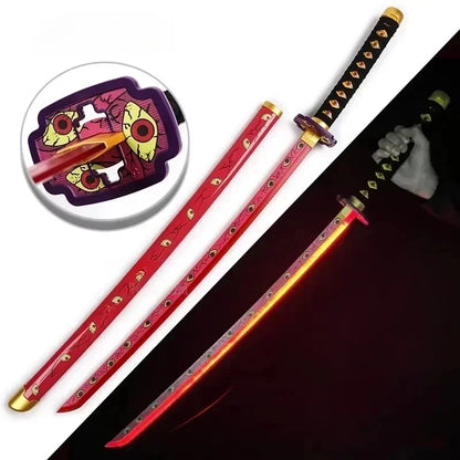 Leuchtendes Dämonentöter Katana Flammen-Edition