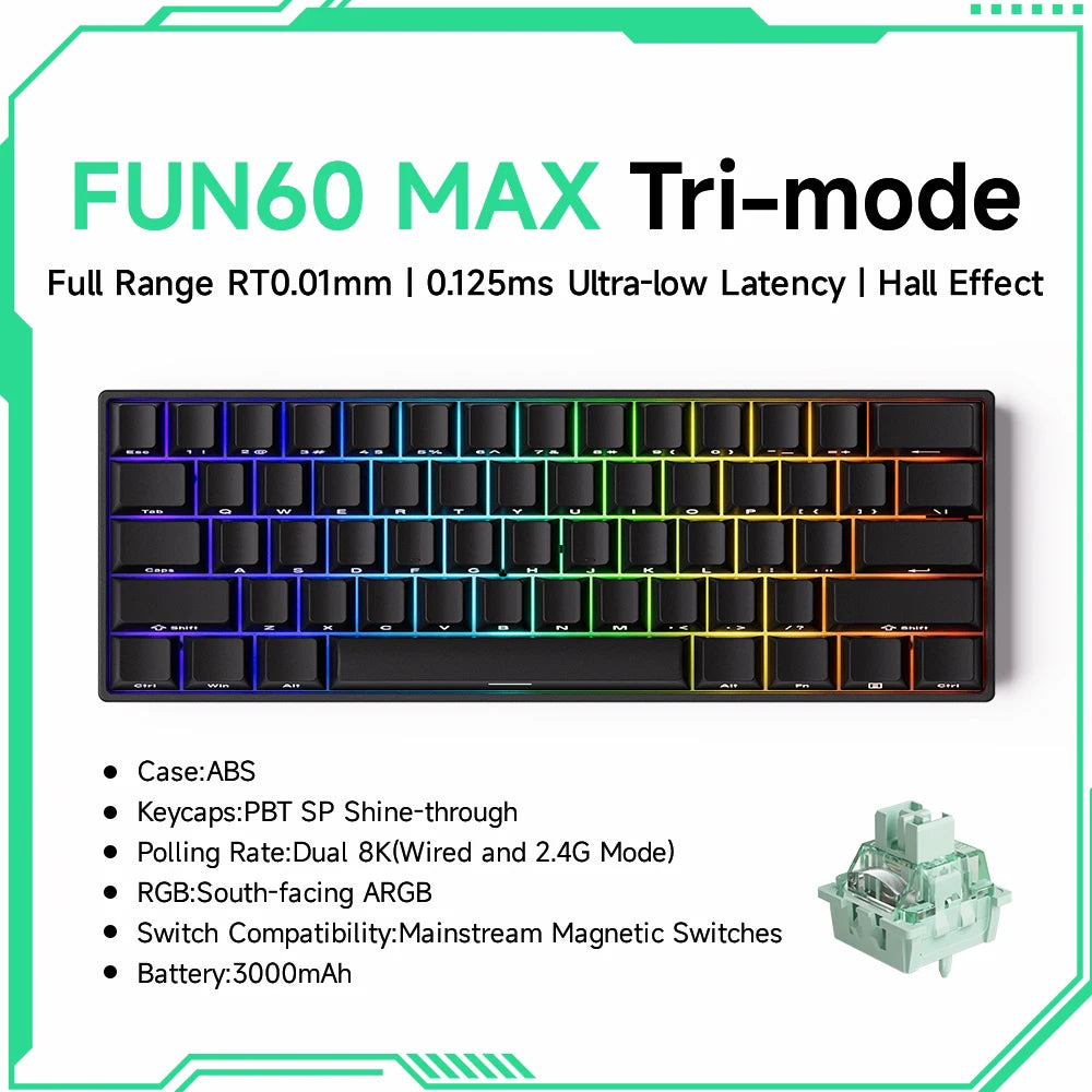 60% Wireless Rapid Trigger Tastatur